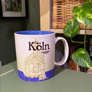Starbucks Köln Collector’s Coffee Mug - Blue and White